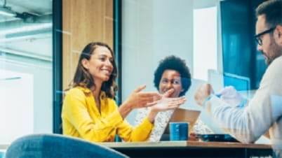A group of employees