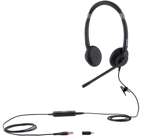 Aries AH22M II headset binaural with USBC