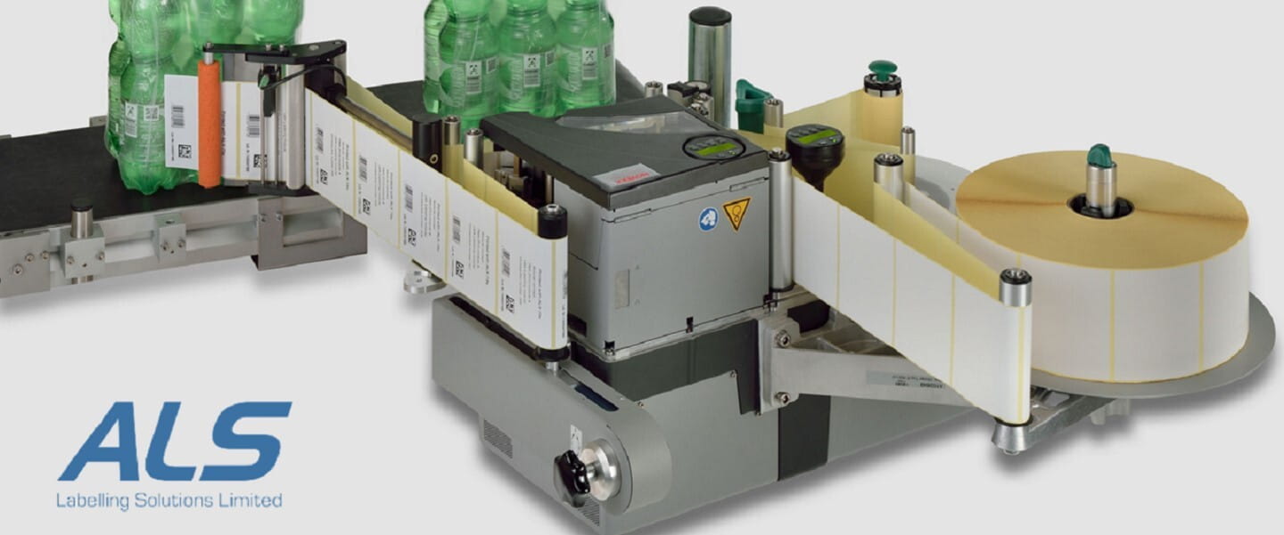 ALS Labelling machine representing the customer's business