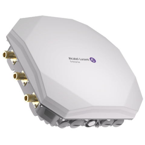 OmniAccess Stellar AP1360 An 801.11ax (Wi-Fi 6) IP67 rated for harsh outdoor environments access point..