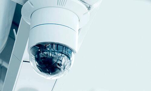 hotel lobby video surveillance camera