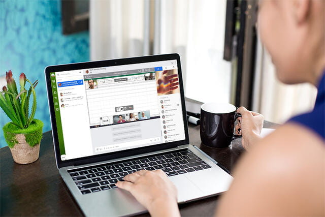 a person using a laptop a person using a laptop