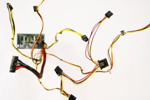 Picture of power cables/cords for blog post