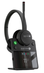 An audio headset An audio headset