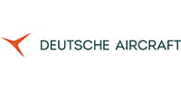 Deutsche Aircraft logo with symbol