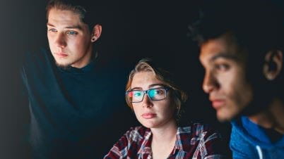 EDU Cybersecurity blog #1 Education under Siege blog image A group of young people