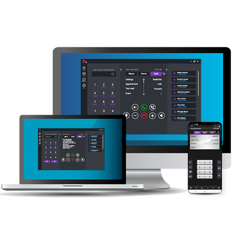 IP Desktop Softphone on laptop Product