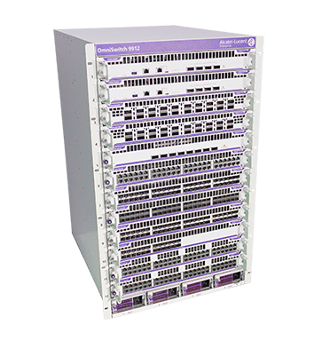 OmniSwitch 9912 - OmniSwitch - Modular LAN chassis - OS9912 front left view
