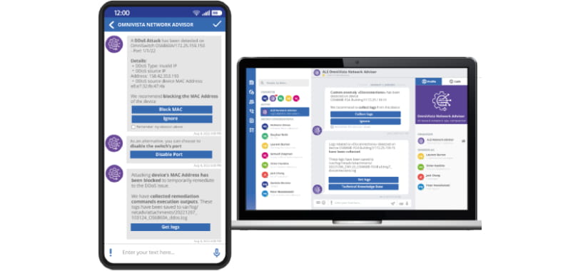 OmniVista Network Advisor - Solution visual