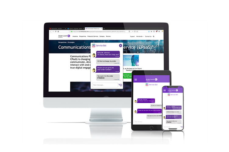 a smart phone, a tablet and a laptop displaying the same content