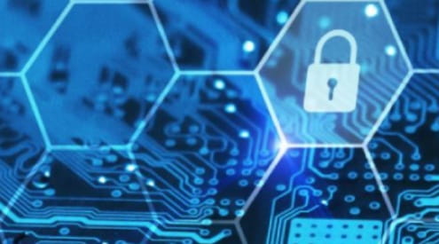 a close up of a network