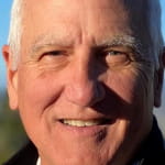 a man smiling for the camera