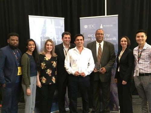 Transit Wireless IDC Smart City award photo